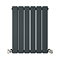 Urban Horizontal Radiator - Anthracite - Single Panel (600mm High) 456mm Wide