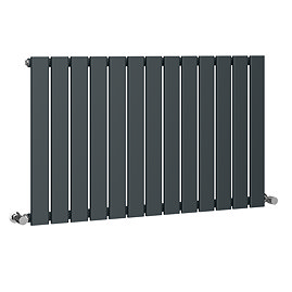 Urban Horizontal Radiator - Anthracite - Single Panel (600mm High) 988mm Wide