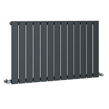 Urban Horizontal Radiator - Anthracite - Single Panel (600mm High) 988mm Wide