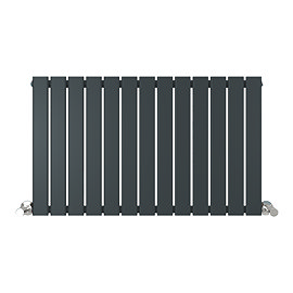 Urban Horizontal Radiator - Anthracite - Single Panel (600mm High) 988mm Wide