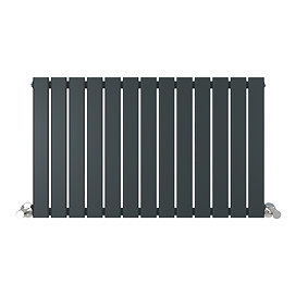 Urban Horizontal Radiator - Anthracite - Single Panel (600mm High) 988mm Wide