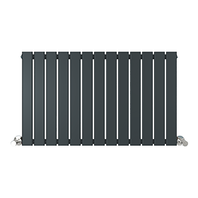 Urban Horizontal Radiator - Anthracite - Single Panel (600mm High) 988mm Wide
