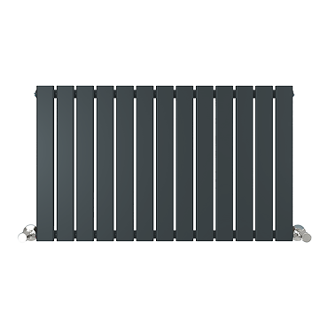 Urban Horizontal Radiator - Anthracite - Single Panel (600mm High) 988mm Wide