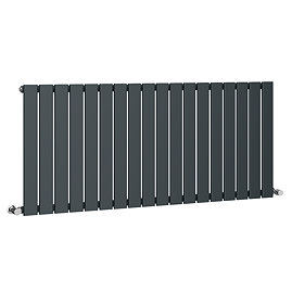 Urban Horizontal Radiator - Anthracite - Single Panel (600mm High) 1368mm Wide