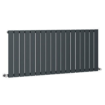 Urban Horizontal Radiator - Anthracite - Single Panel (600mm High) 1368mm Wide