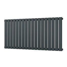 Urban Horizontal Radiator - Anthracite - Single Panel (600mm High) 1368mm Wide
