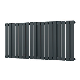 Urban Horizontal Radiator - Anthracite - Single Panel (600mm High) 1368mm Wide