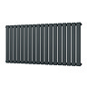 Urban Horizontal Radiator - Anthracite - Single Panel (600mm High) 1368mm Wide