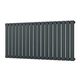 Urban Horizontal Radiator - Anthracite - Single Panel (600mm High) 1368mm Wide