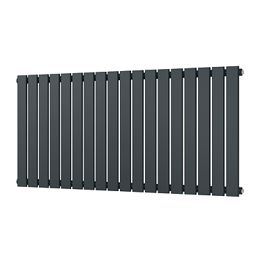 Urban Horizontal Radiator - Anthracite - Single Panel (600mm High) 1368mm Wide