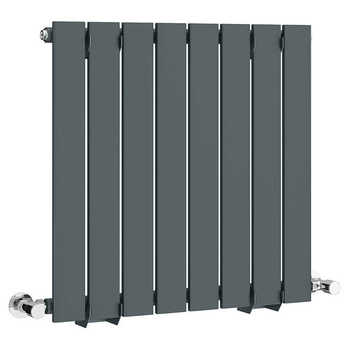 Urban Horizontal Radiator - Anthracite - Single Panel (600mm High) 608mm Wide