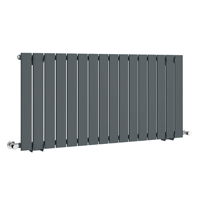Urban Horizontal Radiator - Anthracite - Single Panel (600mm High) 1216mm Wide