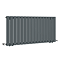 Urban Horizontal Radiator - Anthracite - Single Panel (600mm High) 1216mm Wide