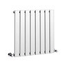 Urban Horizontal Radiator - Chrome - Single Panel (H600xW604mm)  Profile Large Image