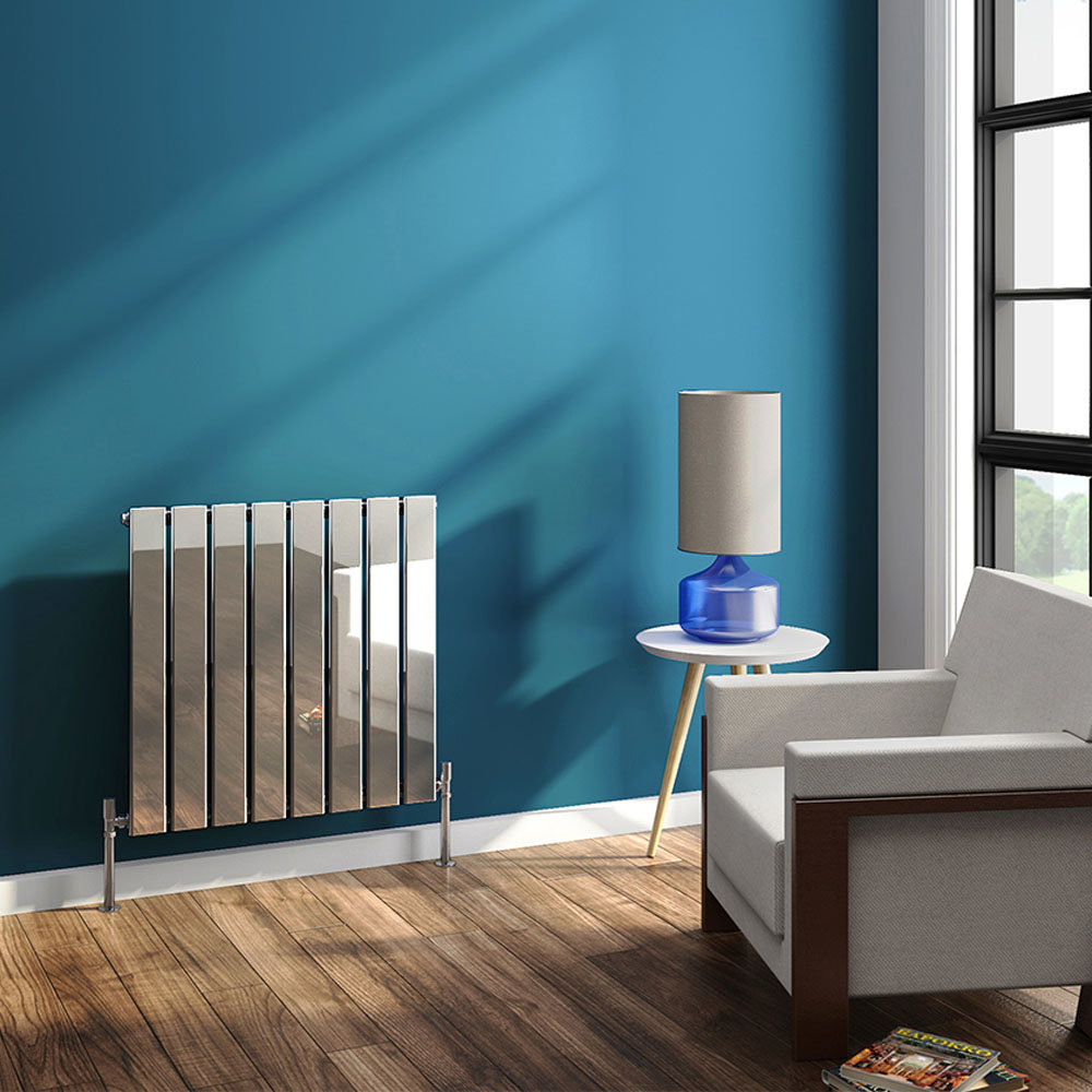 Urban Horizontal Radiator Chrome Single Panel (H600xW604mm)