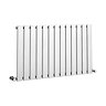Urban Horizontal Radiator - Chrome - Single Panel (H600xW984mm) Profile Large Image