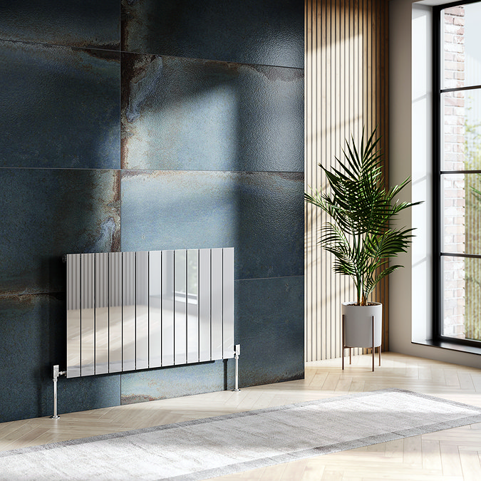Urban H600 x W984mm Horizontal Radiator - Chrome - Single Panel