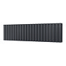 Urban Horizontal Radiator - Anthracite - Double Panel (400mm High x 1748mm Wide)