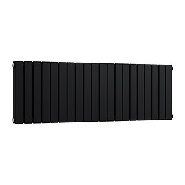 Urban Horizontal Radiator - Matt Black - Double Panel (400mm High x 1180mm Wide)