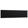 Urban Horizontal Radiator - Matt Black - Double Panel (400mm High x 1593mm Wide)