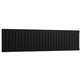 Urban Horizontal Radiator – Matt Black – Double Panel (400mm High x 1593mm Wide)