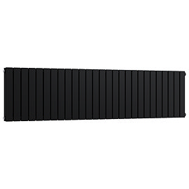 Urban Horizontal Radiator – Matt Black – Double Panel (400mm High x 1593mm Wide)