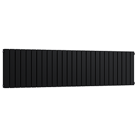 Urban Horizontal Radiator – Matt Black – Double Panel (400mm High x 1593mm Wide)