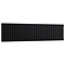 Urban Horizontal Radiator – Matt Black – Double Panel (400mm High x 1593mm Wide)