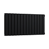 Urban Horizontal Radiator - Matt Black - Double Panel (400mm High x 826mm Wide)