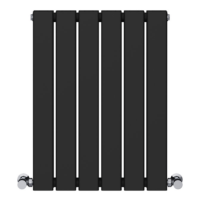 Urban Horizontal Radiator - Matt Black - Double Panel (600mm High) 456mm Wide