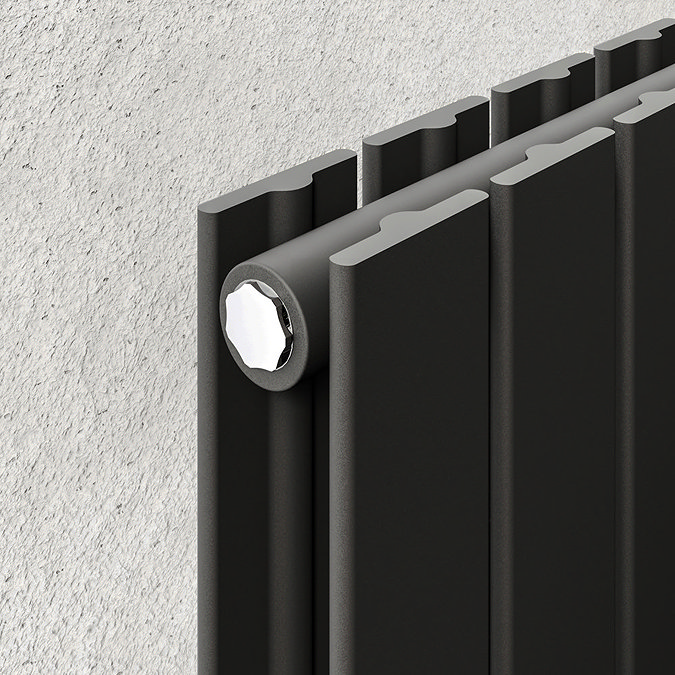 Urban Horizontal Radiator - White - Double Panel (600mm High) 988mm Wide