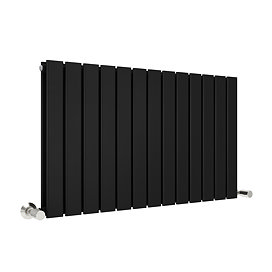 Urban Horizontal Radiator - White - Double Panel (600mm High) 988mm Wide