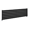 Urban Horizontal Radiator - Matt Black - Single Panel (1600mm Wide) 456mm High