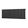 Urban Horizontal Radiator - Matt Black - Single Panel (400mm High) 1368mm Wide