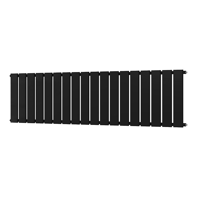 Urban Horizontal Radiator - Matt Black - Single Panel (400mm High) 1748mm Wide