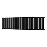 Urban Horizontal Radiator - Matt Black - Single Panel (400mm High) 1748mm Wide