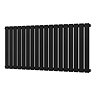 Urban Horizontal Radiator - Matt Black - Single Panel (500mm High) 1748mm Wide