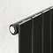 Urban Horizontal Radiator - Matt Black - Single Panel (600mm High) 1596mm Wide