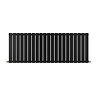 Urban Horizontal Radiator - Matt Black - Single Panel (600mm High) 1596mm Wide