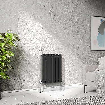Urban Horizontal Radiator - White - Single Panel (600mm High) 456mm Wide