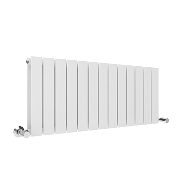 Urban Horizontal Radiator - Painted White - Double Panel (500mm High x 988mm Wide)