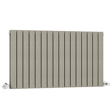 Urban Horizontal Radiator - Taupe Speckled Stone Effect - Double Panel (600x1216mm)