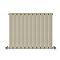 Urban Horizontal Radiator - Taupe Speckled Stone Effect - Double Panel (600x836mm)