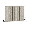 Urban Horizontal Radiator - Taupe Speckled Stone Effect - Double Panel (600x836mm)