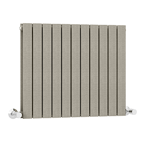 Urban Horizontal Radiator - Taupe Speckled Stone Effect - Double Panel (600x836mm)