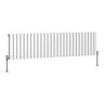 Urban Horizontal Radiator - White - Double Panel (400mm High x 1593mm Wide)