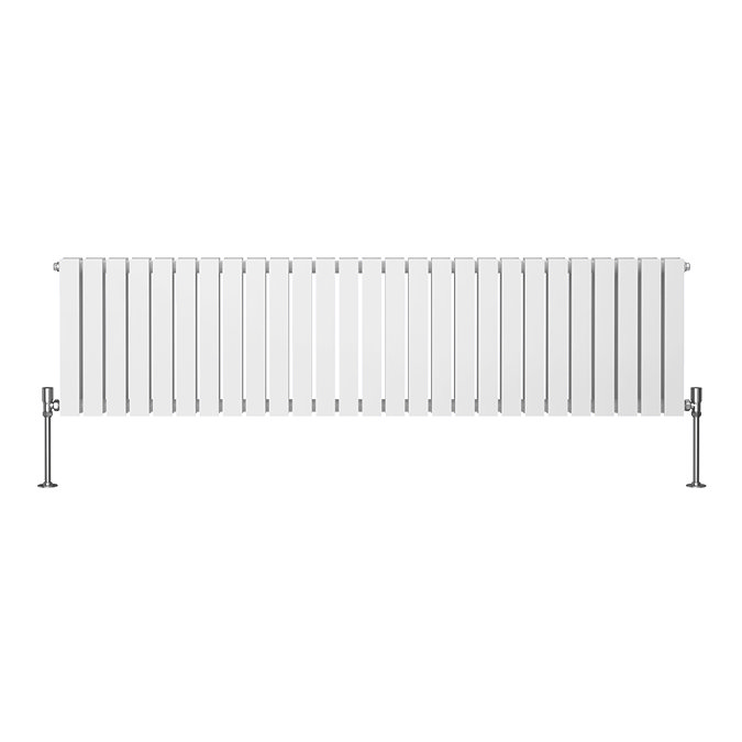 Urban Horizontal Radiator - White - Double Panel (400mm High x 1593mm Wide)