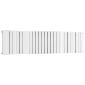 Urban Horizontal Radiator - White - Double Panel (400mm High x 1593mm Wide)