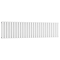 Urban Horizontal Radiator - White - Double Panel (400mm High x 1593mm Wide)