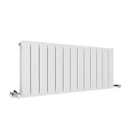 Urban Horizontal Radiator - White - Double Panel (400mm High x 988mm Wide)